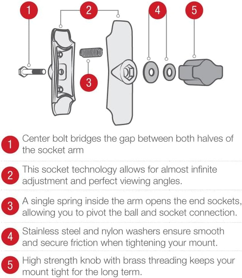 X-Grip Phone Mount with Handlebar U-Bolt Base