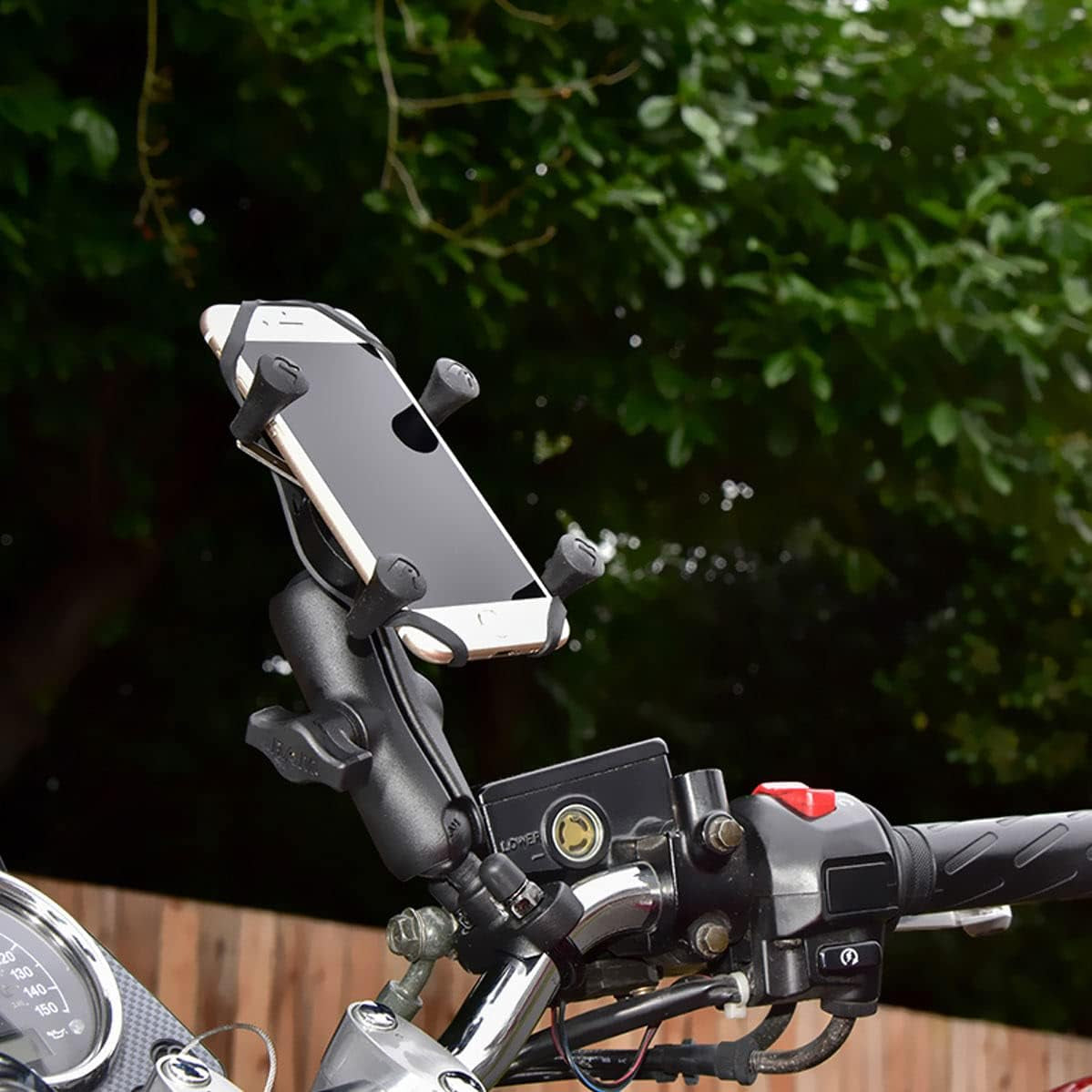X-Grip Phone Mount with Handlebar U-Bolt Base